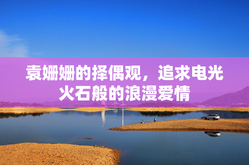 袁姗姗的择偶观，追求电光火石般的浪漫爱情