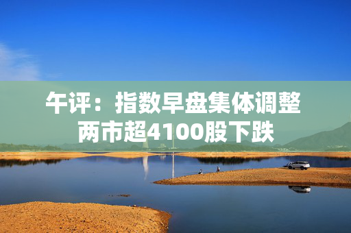 午评：指数早盘集体调整 两市超4100股下跌