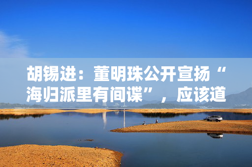 胡锡进：董明珠公开宣扬“海归派里有间谍”，应该道歉
