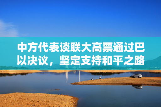 中方代表谈联大高票通过巴以决议，坚定支持和平之路，积极引领未来