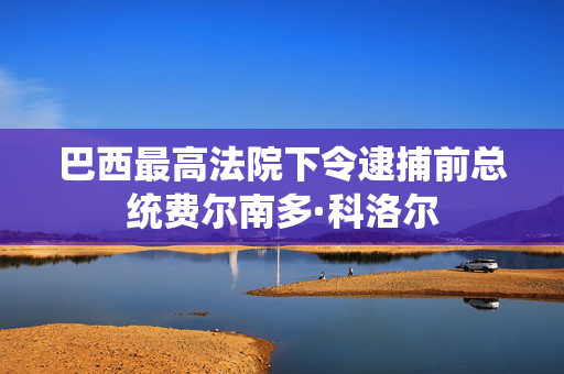 巴西最高法院下令逮捕前总统费尔南多·科洛尔