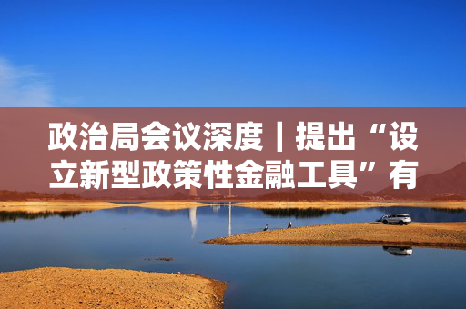 政治局会议深度｜提出“设立新型政策性金融工具”有何深意？