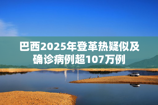 巴西2025年登革热疑似及确诊病例超107万例
