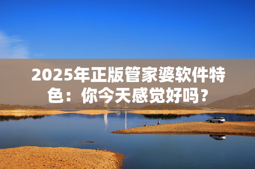 2025年正版管家婆软件特色：你今天感觉好吗？