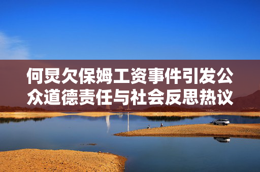 何炅欠保姆工资事件引发公众道德责任与社会反思热议