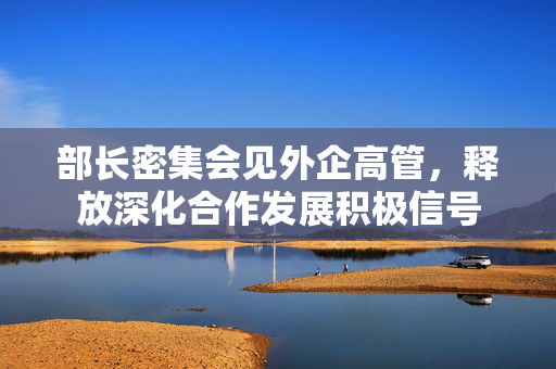 部长密集会见外企高管，释放深化合作发展积极信号