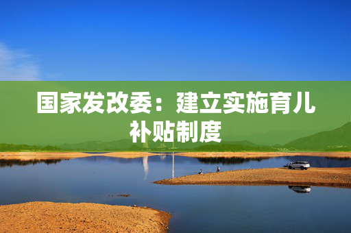 国家发改委：建立实施育儿补贴制度