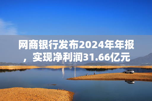 网商银行发布2024年年报，实现净利润31.66亿元