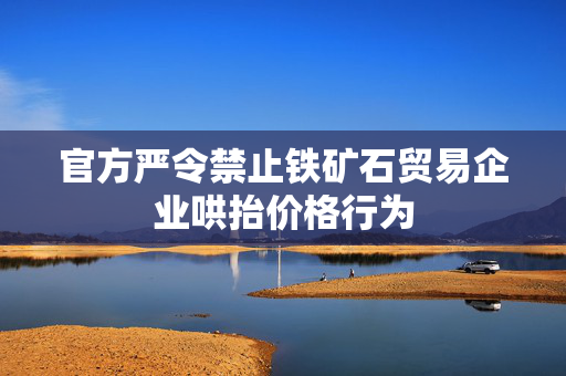 官方严令禁止铁矿石贸易企业哄抬价格行为