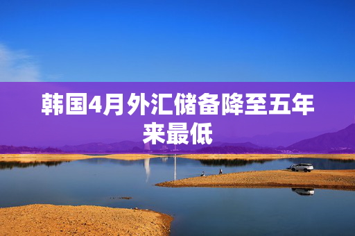 韩国4月外汇储备降至五年来最低
