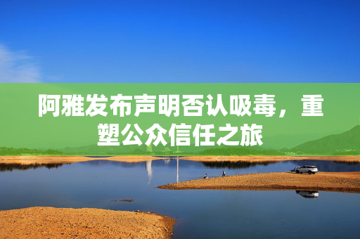 阿雅发布声明否认吸毒，重塑公众信任之旅