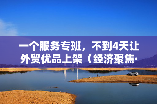 一个服务专班，不到4天让外贸优品上架（经济聚焦·加快推动内外贸一体化）