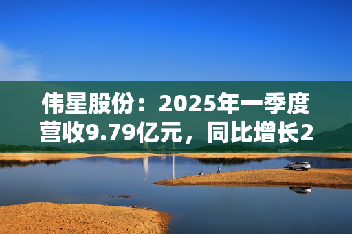 伟星股份：2025年一季度营收9.79亿元，同比增长22.32%