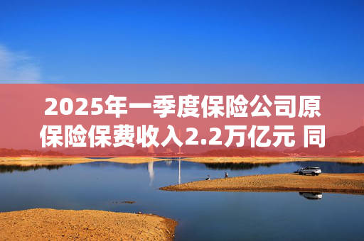2025年一季度保险公司原保险保费收入2.2万亿元 同比增长0.8%