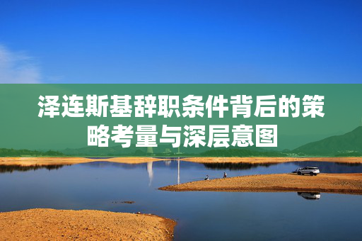 泽连斯基辞职条件背后的策略考量与深层意图