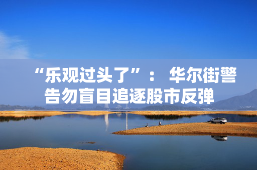 “乐观过头了”： 华尔街警告勿盲目追逐股市反弹
