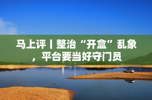 马上评丨整治“开盒”乱象，平台要当好守门员