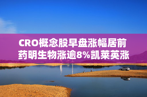 CRO概念股早盘涨幅居前 药明生物涨逾8%凯莱英涨逾7%