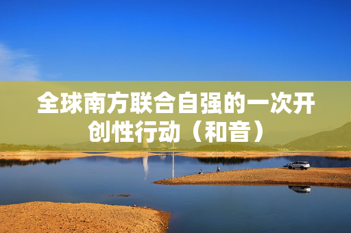 全球南方联合自强的一次开创性行动（和音）