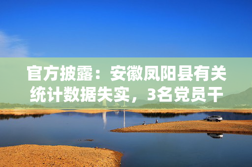 官方披露：安徽凤阳县有关统计数据失实，3名党员干部被处理