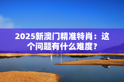 2025新澳门精准特肖：这个问题有什么难度？