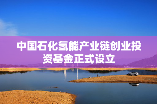中国石化氢能产业链创业投资基金正式设立