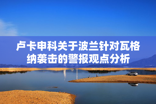 卢卡申科关于波兰针对瓦格纳袭击的警报观点分析