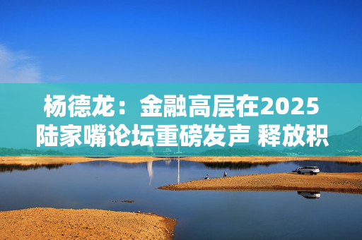 杨德龙：金融高层在2025陆家嘴论坛重磅发声 释放积极信号