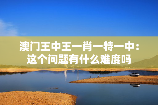 澳门王中王一肖一特一中：这个问题有什么难度吗