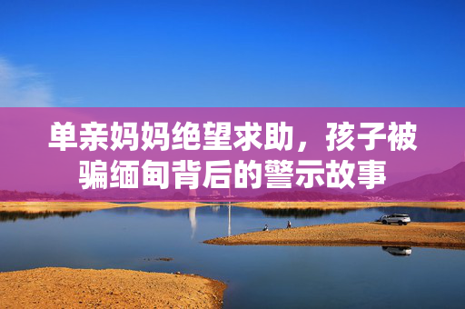单亲妈妈绝望求助，孩子被骗缅甸背后的警示故事