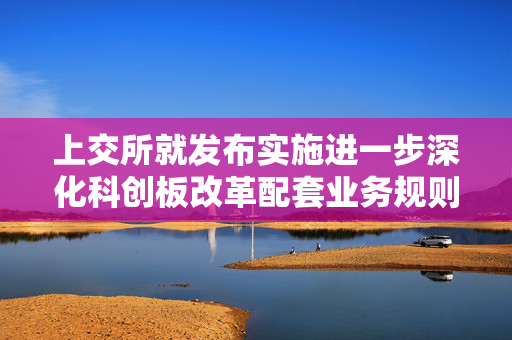 上交所就发布实施进一步深化科创板改革配套业务规则答记者问