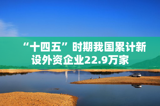 “十四五”时期我国累计新设外资企业22.9万家