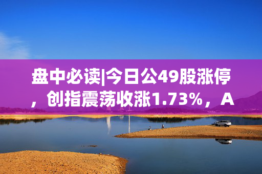 盘中必读|今日公49股涨停，创指震荡收涨1.73%，AI算力概念表现强势