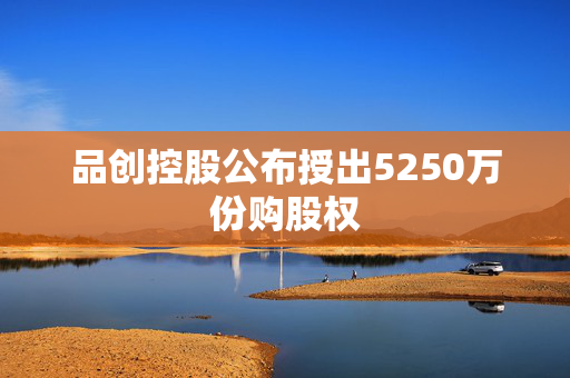 品创控股公布授出5250万份购股权