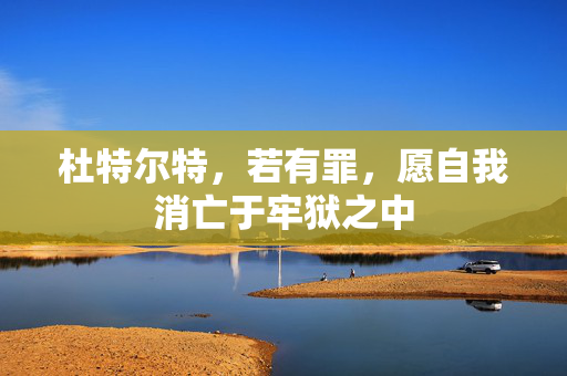 杜特尔特，若有罪，愿自我消亡于牢狱之中