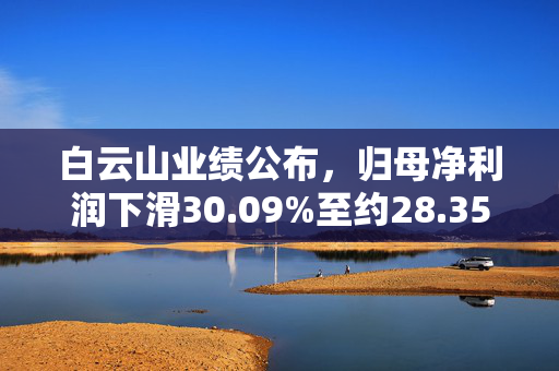 白云山业绩公布，归母净利润下滑30.09%至约28.35亿元的背后分析