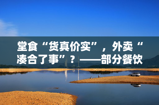 堂食“货真价实”，外卖“凑合了事”？——部分餐饮堂食外卖“双标”现象调查
