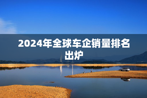 2024年全球车企销量排名出炉