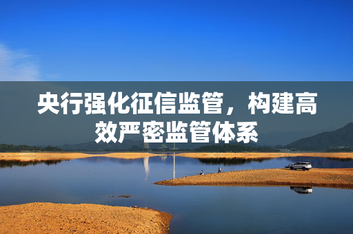 央行强化征信监管，构建高效严密监管体系