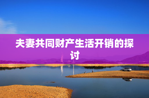 夫妻共同财产生活开销的探讨